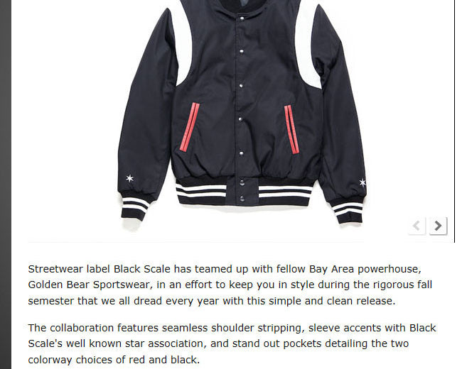 GOLDEN BEAR SPORTSWEAR FOR BLACK SCALE