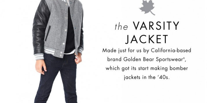 GOLDEN BEAR SPORTSWEAR FOR J. CREW BOYS