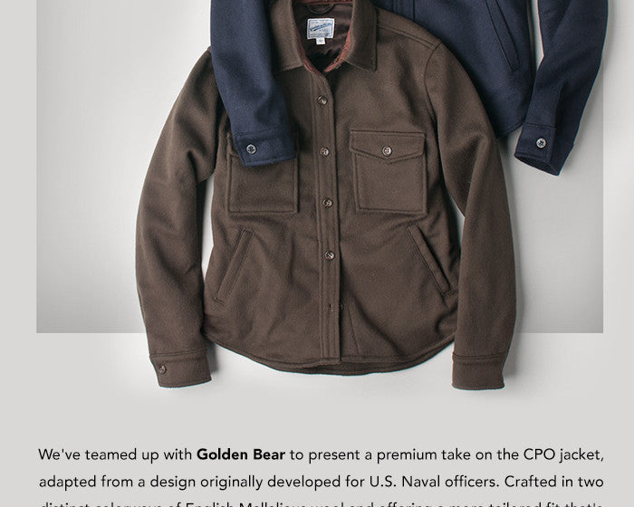 MILL X GOLDEN BEAR CPO SHIRTS FOR WOMEN