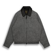THE DUNBAR - Black/Cream Donegal Wool Classic Fit