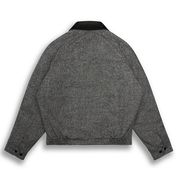 THE DUNBAR - Black/Cream Donegal Wool Classic Fit