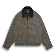 THE DUNBAR - Blue/Brown Plaid Wool Classic Fit