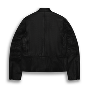 THE LODI - Black Leather Slim Fit