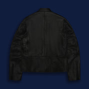 THE LODI - Black Leather Slim Fit