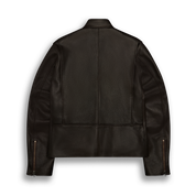 THE LODI - Dark Brown Leather Slim Fit