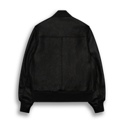 THE ASHBURY - Black Leather Contemporary Fit