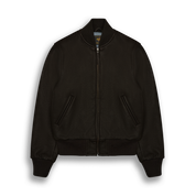 THE ASHBURY - Dark Brown Leather Contemporary Fit