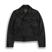 THE BRANNAN - Black Leather Contemporary Fit