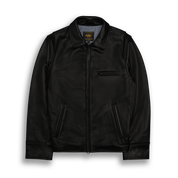 THE WATERFRONT - Black Naked Leather Contemporary Fit