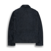 THE WATERFRONT - Dark Navy Suede Contemporary Fit