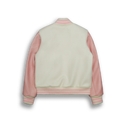 THE PINT SIZE - Natural Melton Wool/Pink Leather Kids Fit