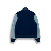 THE PINT SIZE - Royal Blue Melton Wool/Light Blue Leather Kids Fit