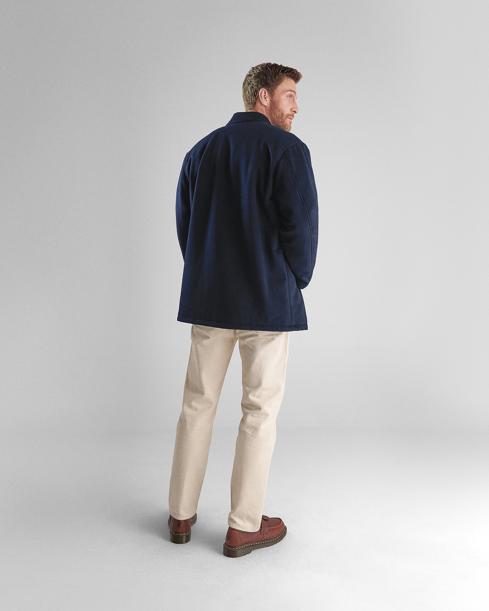 THE CAMBRIDGE - Navy Lux Wool Classic Fit
