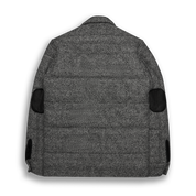 THE POTRERO - Black/Cream Quilted Herringbone Wool Contemporary Fit