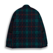 THE POTRERO - Blue/Green Quilted Plaid Wool Contemporary Fit