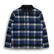 THE NEWMAN - Blue/Black Plaid Wool Tailored Classic Fit
