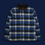 THE NEWMAN - Blue/Black Plaid Wool Tailored Classic Fit