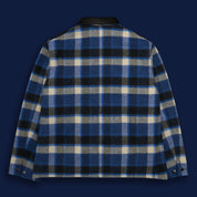 THE NEWMAN - Blue/Black Plaid Wool Tailored Classic Fit