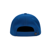 THE WARRIOR - Blue Melton Wool/Leather Cap