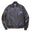 The Ashbury - Dark Brown Zip Front Naked Leather Baseball CONTEMPORARY FIT - Golden Bear Sportswear 